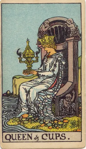 Королева кубков — карта таро